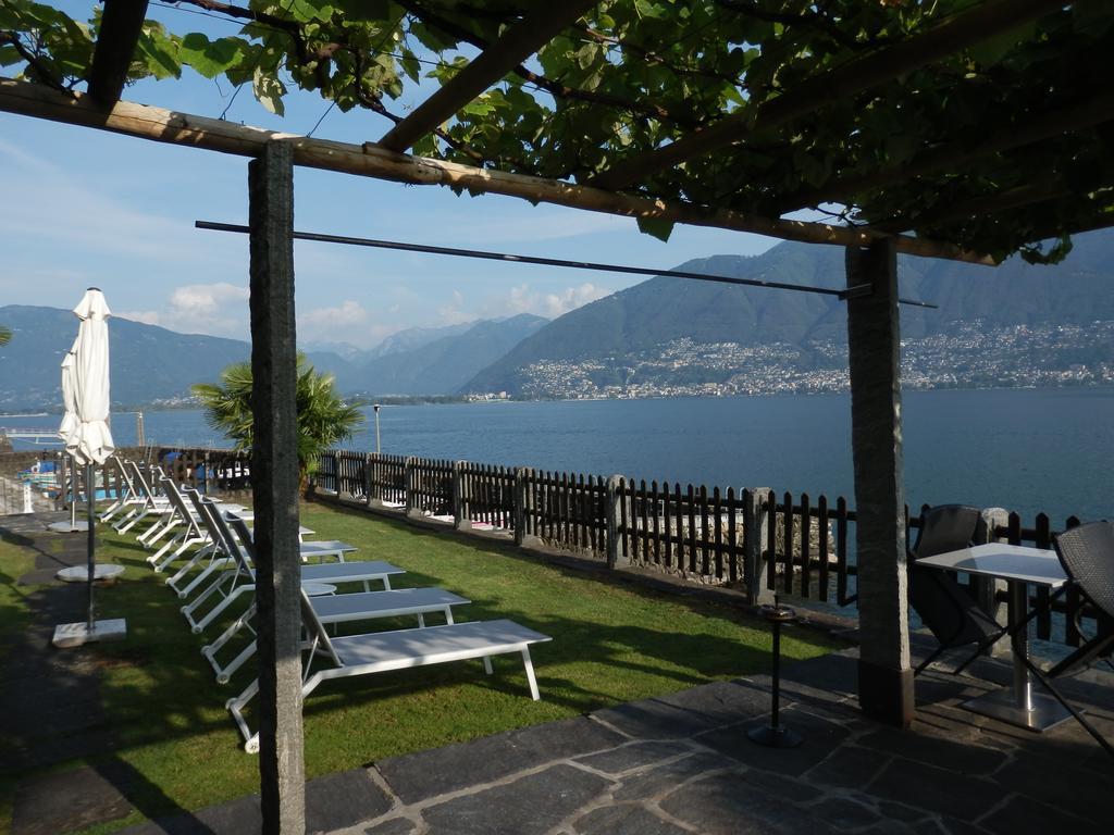 Luxerioeses Apartment 52 Viralago Mit Privatstrand Gambarogno Exterior foto